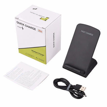 T100 wireless charging transmitter three coil fast charge collapsible bracket QI wireless charging mobile phone bracket